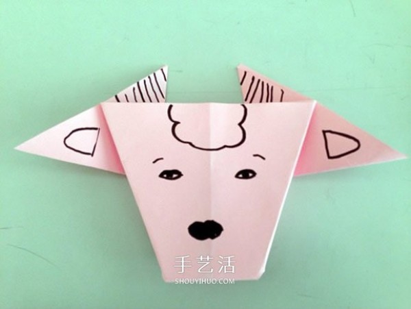 How to make origami cow and sheep heads illustrations for children how to make origami cow and sheep heads