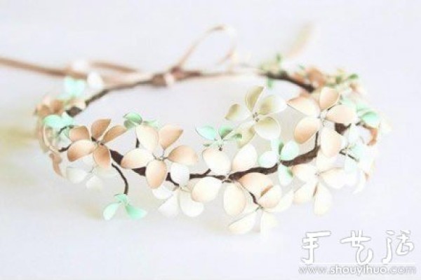 Romantic and beautiful girls headband DIY tutorial