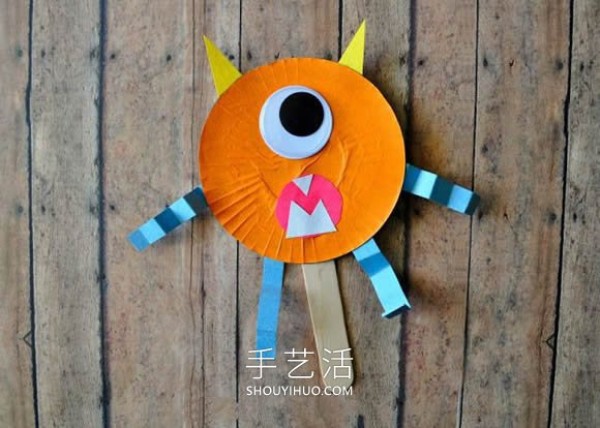 Tutorial on how to make a simple and cute little Halloween monster