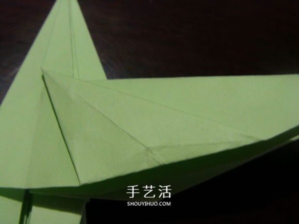 Handmade Crane Dance Origami Illustrated Tutorial: The folding process of three-dimensional paper cranes