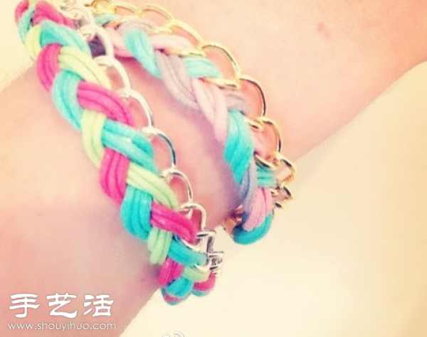 How to braid a fresh and sweet bracelet