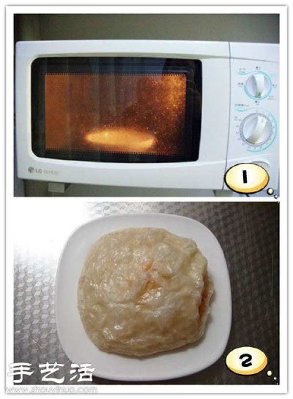 Indian flying pancakes + microwave oven DIY delicious meat floss and egg filled pancakes