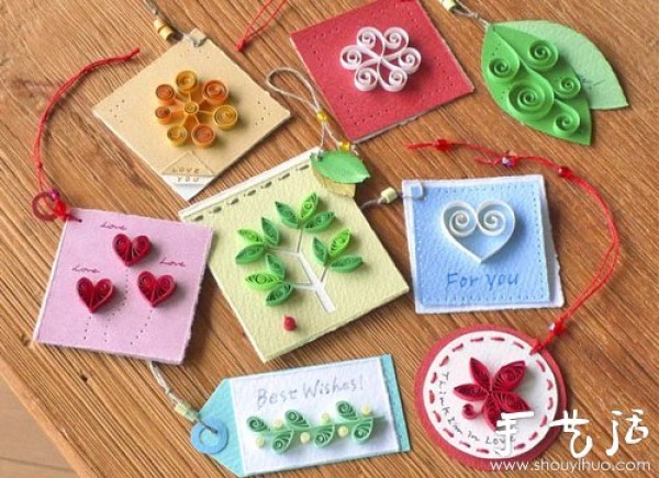 Appreciation of fresh and refined paper quilling (rolled paper) works