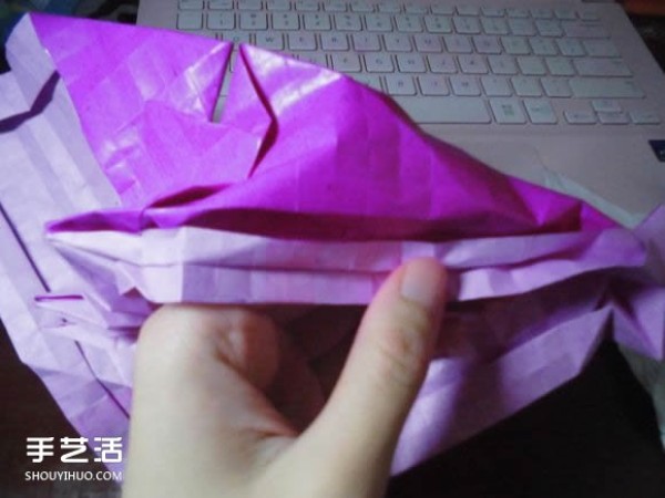 Die Lianhua Love Origami Illustration of Creative Love Origami Step by Step