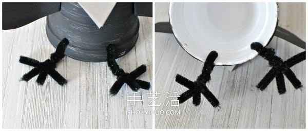 Tutorial on how to make a cute crow from a foam cup