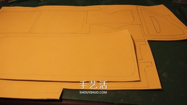 The most detailed leather art tutorial teaches you how to make a cowhide wallet step by step