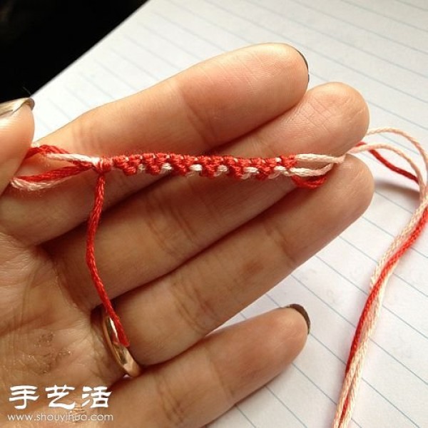 Super detailed how to braid a two rope bracelet