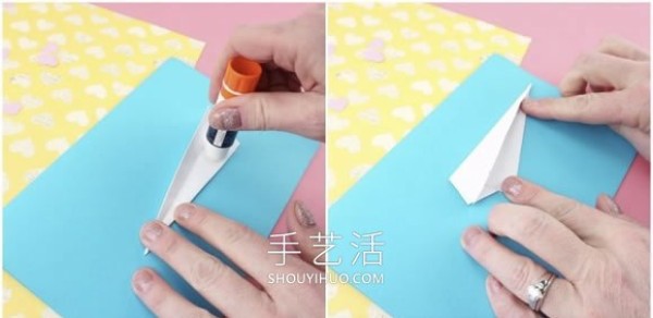 How to make romantic Valentines Day cards by folding paper airplanes