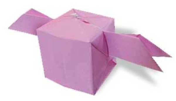 How to Origami a Small Box with Wings