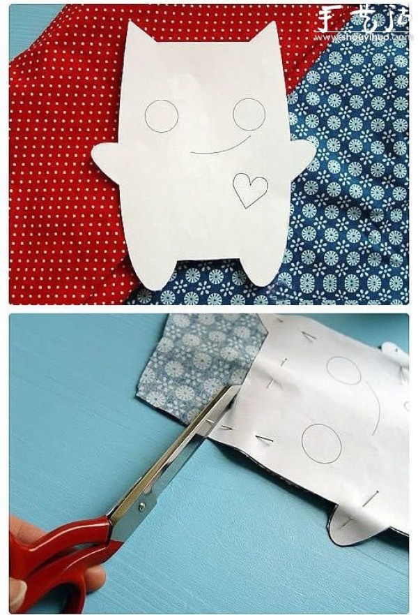 Tutorial on making cute cushions/cushions with non-woven fabrics