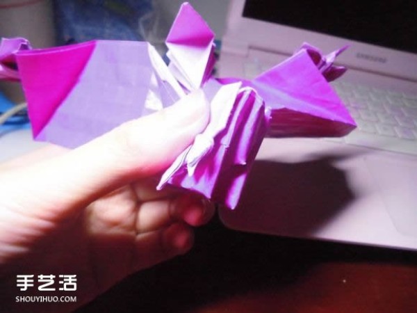 Die Lianhua Love Origami Illustration of Creative Love Origami Step by Step