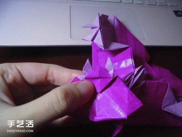 Die Lianhua Love Origami Illustration of Creative Love Origami Step by Step