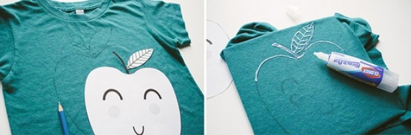 Cute baby T-shirt handmade by the illustrators mother