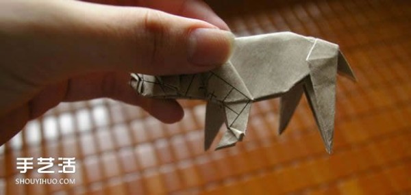 Mabona Rhino Origami Tutorial, Mabona Rhino Origami Illustrations