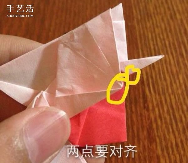 How to fold an origami poodle and illustrate the folding process of a three-dimensional poodle