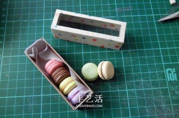 Chinese Valentines Day polymer clay gift DIY homemade polymer clay macaron illustration