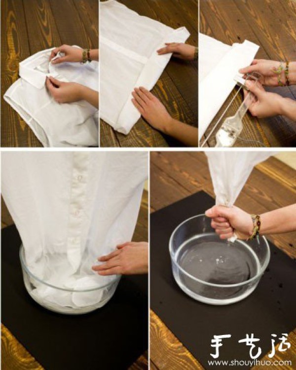 Simple clothes printing and dyeing DIY with brilliant effect