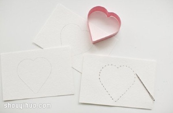 Illustrated tutorial on how to make creative love cards