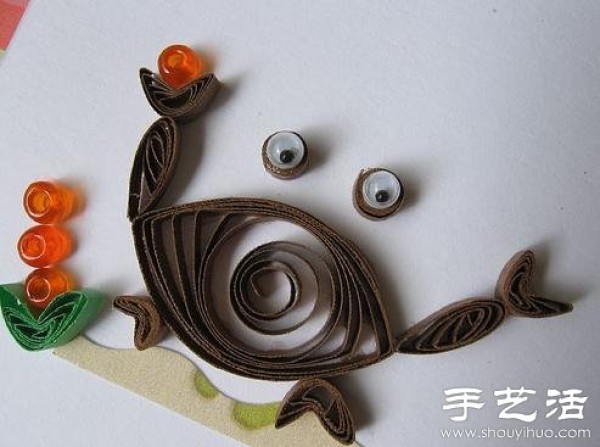 Simple and cute handmade paper quilling works