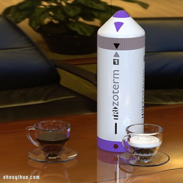 TRIzoterm three-in-one concept thermos bottle product design