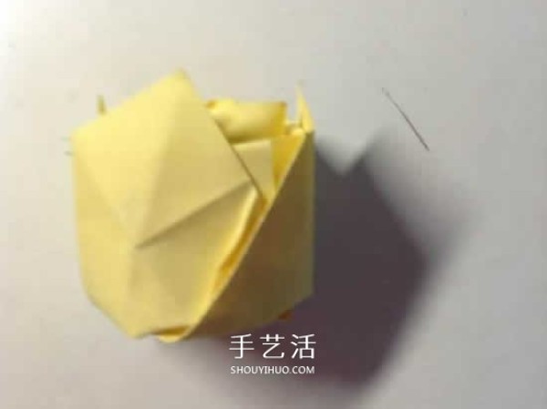 The original folding method of Weiwei Rose, detailed origami rose process steps