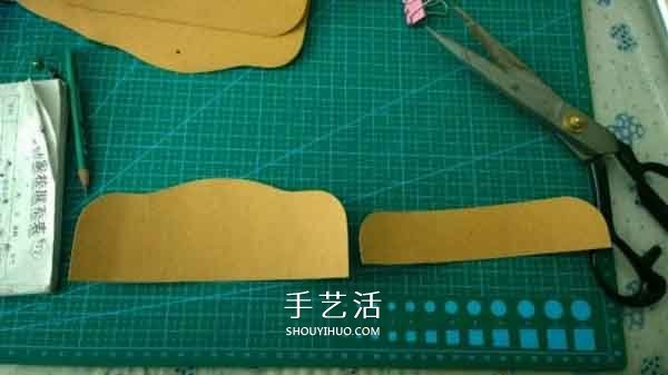 How to make a retro-style kraft paper wallet, a long wallet with kraft paper