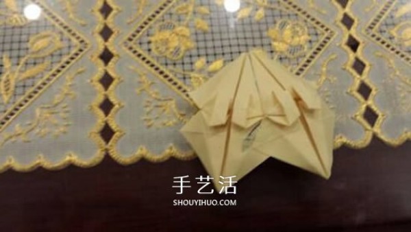 Beautiful 3D Umbrella Origami Illustration Steps to Fold a Paper Umbrella