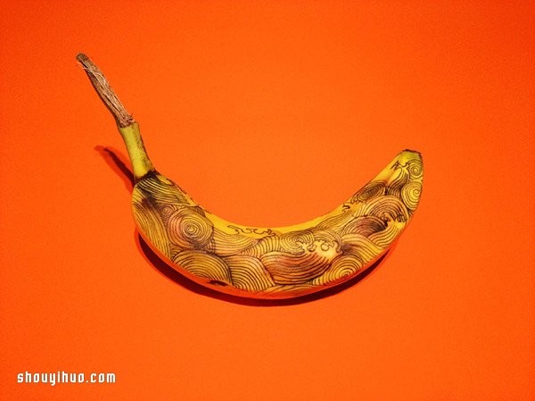 Banana Creative DIY, transform into a work of art beyond the scope of food