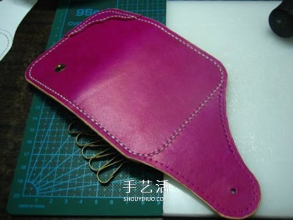 Redmoon Leather Card Holder Making Homemade Womens Leather Key Bag Tutorial