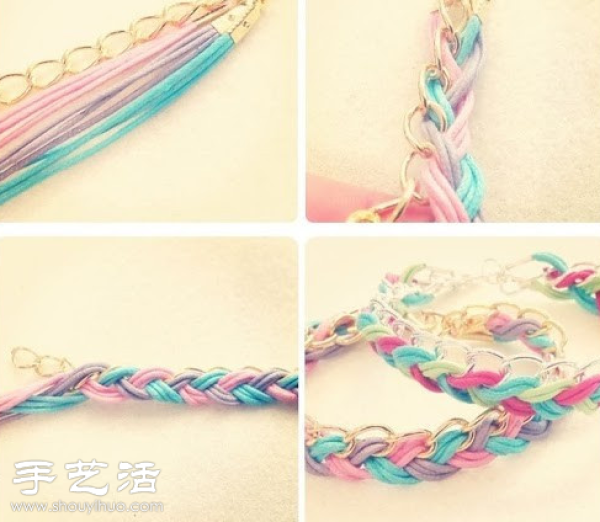 How to braid fresh and sweet bracelets