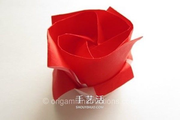 Kawasaki Rose Folding Tutorial Kawasaki Rose Improved Origami Illustrations