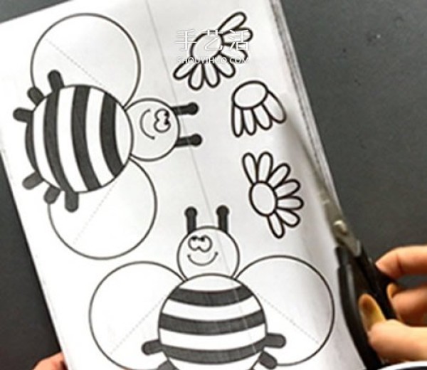 Mothers Day Cartoon Greeting Card, Make Cute Bee Mothers Day Card DIY