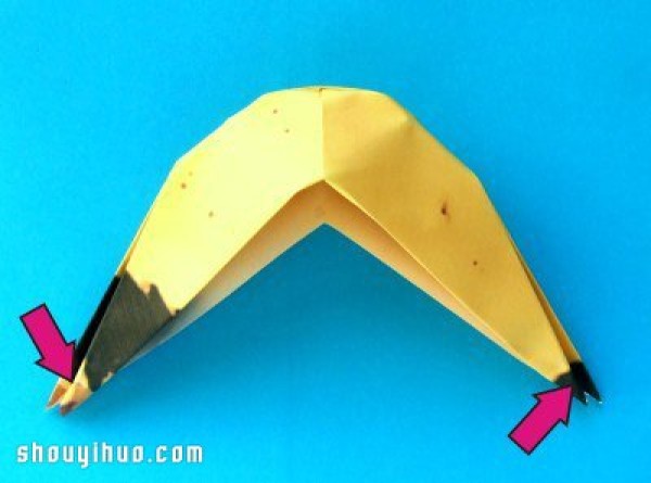 How to Origami Banana Origami Banana Illustrated Step-by-Step Tutorial