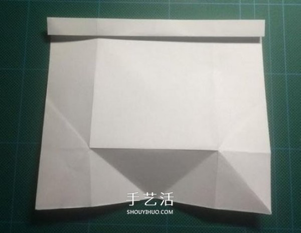 Childrens hand-made origami Daibai illustrates the simple and cute folding method of Daibai