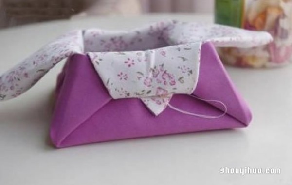 Simple home fabric DIY: handmade illustrations of non-woven storage boxes