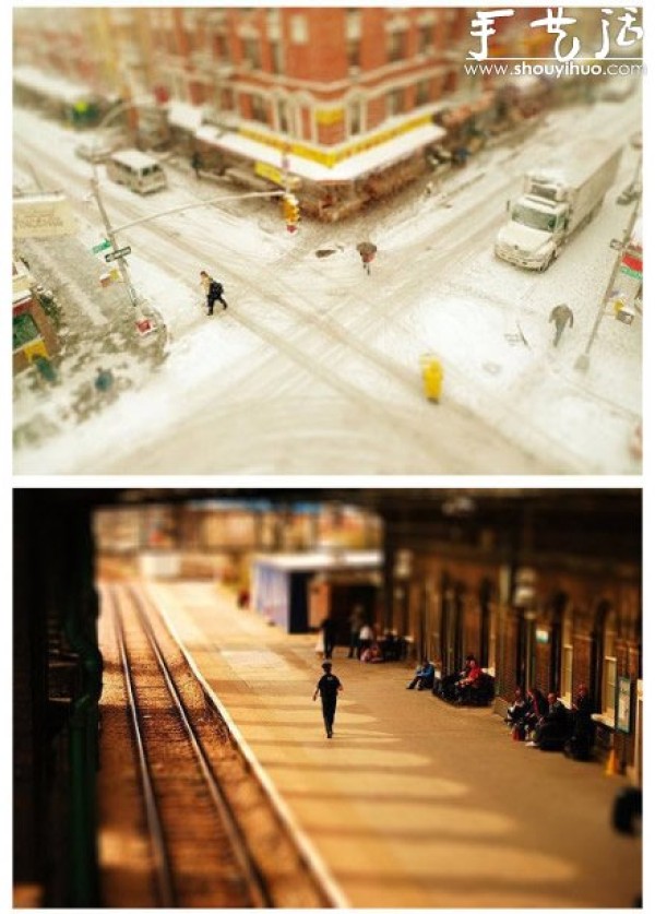 Tilt-shift photography: Photograph buildings and people into dreamy models