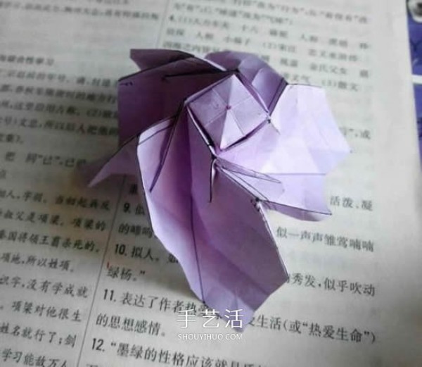 How to fold Beryl Rose and how to make origami Beryl Rose