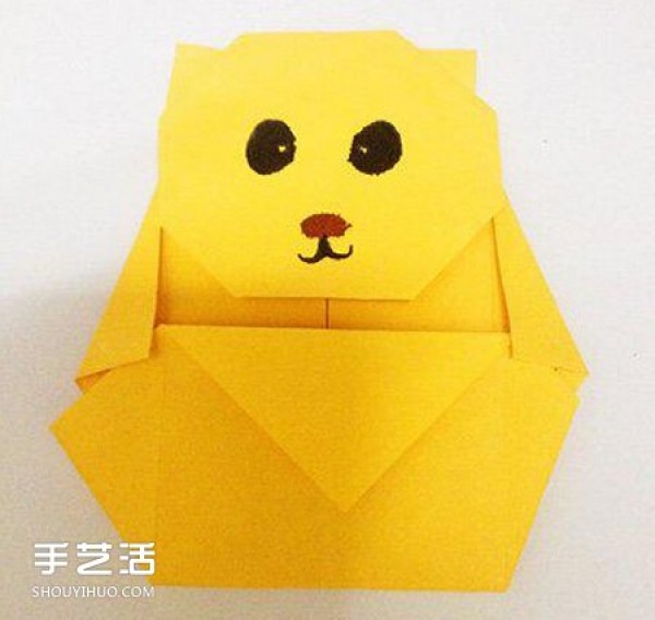 Bear Origami Illustrated Tutorial: Steps to Fold the Lovely Little Bear