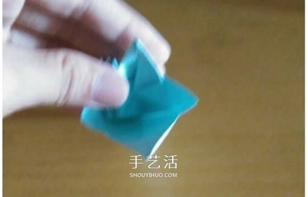 How to fold beautiful paper flowers, origami eight-pointed star flower with illustrations