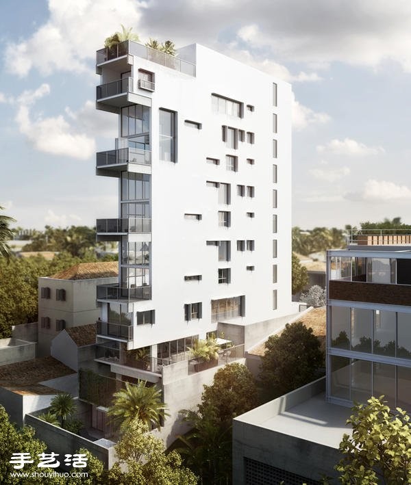 This is how you can build a narrow six-story apartment in Brazil if you are not in an earthquake zone