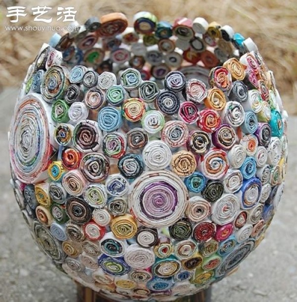 Waste paper DIY handmade various handcrafts