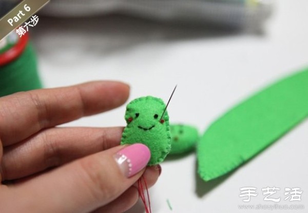 Super cute pea doll hand-made tutorial