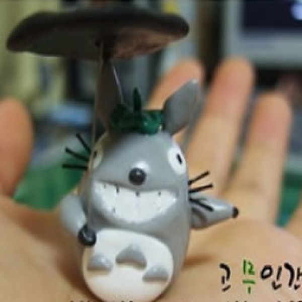 Illustrated Tutorial on Making Cute Totoro Dolls from Polymer Clay