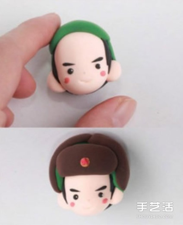 Clay Lei Feng Doll Handmade Q Version Uncle Lei Feng Clay DIY