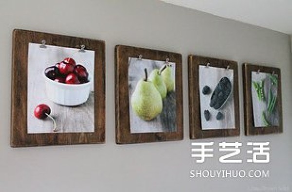 DIY photo layout of renovated old items will make your home beautiful