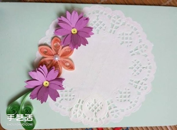 How to make Teachers Day greeting cards with diagrams of quilled paper Teachers Day greeting cards pictures