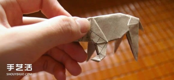 Mabona Rhino Origami Tutorial, Mabona Rhino Origami Illustrations