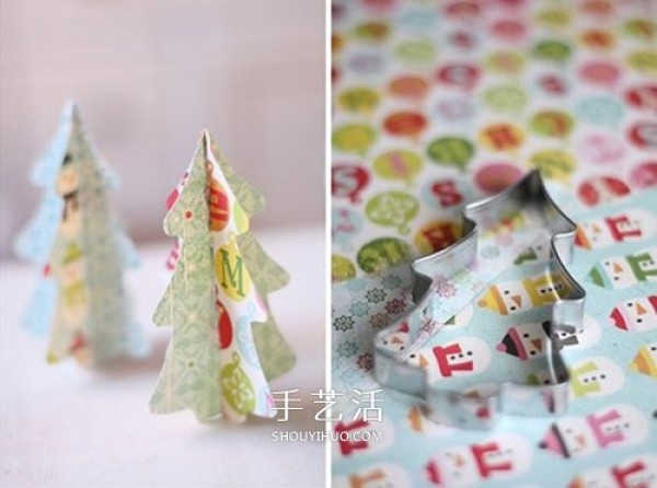 10 Beautiful Handmade Christmas Tree Pictures Made of Paper