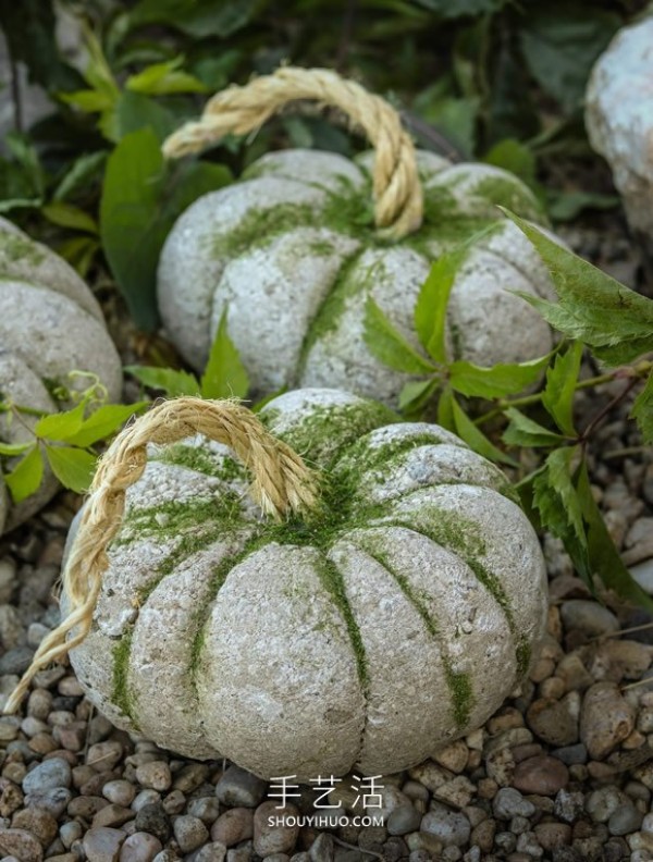 Can be stored for a long time! How to DIY concrete pumpkin