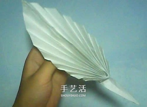 Childrens quill folding method and simple origami quill tutorial